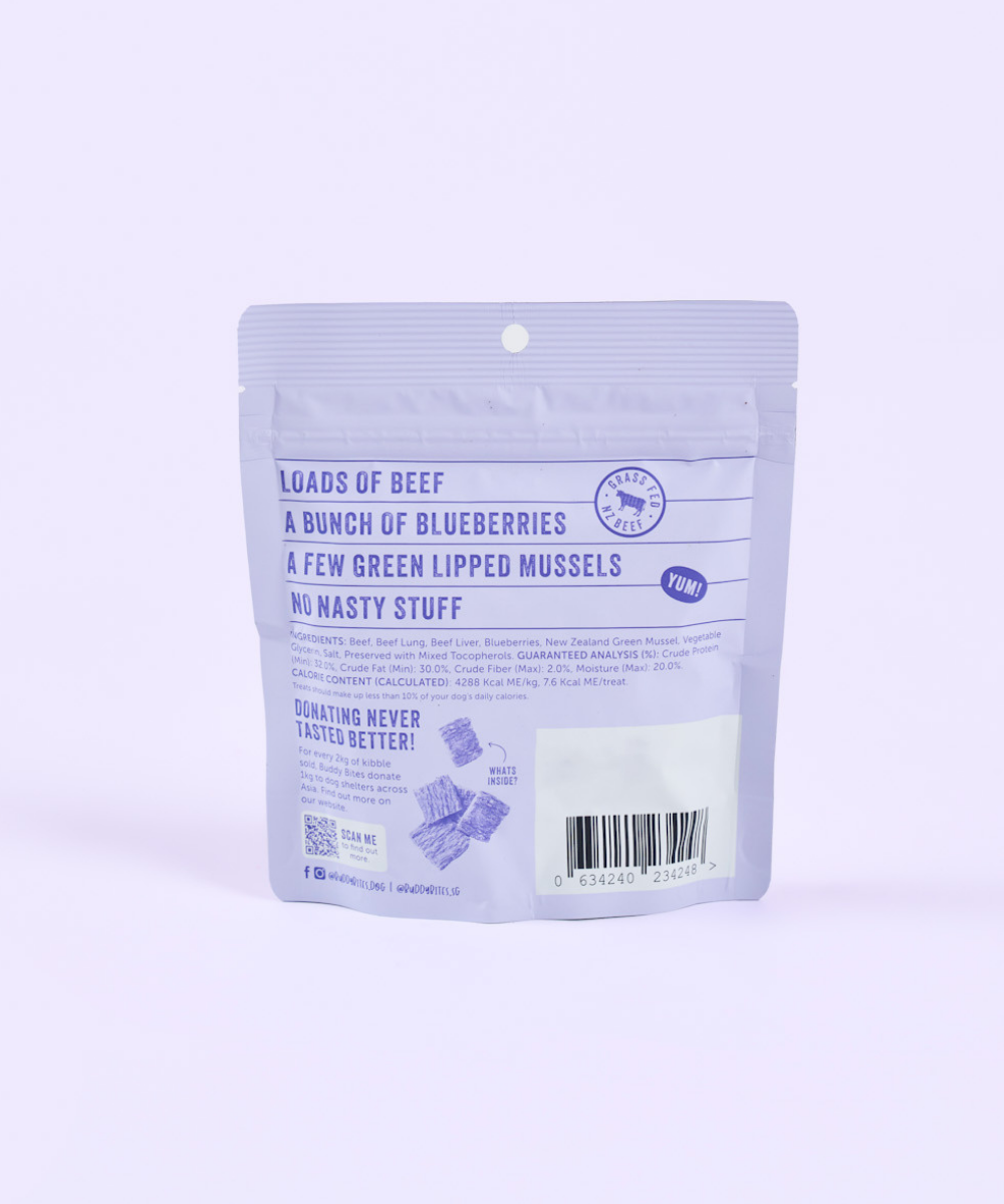 Beef & Blueberry Air Dried Treats