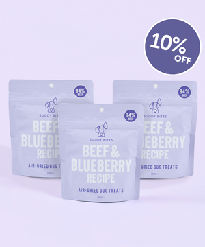 3 Pack Beef & Blueberry Treats