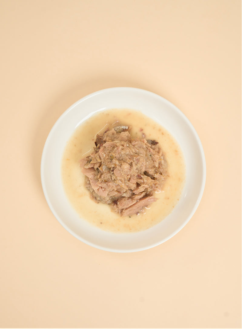 Cat Food Topper (Pouch) - Tuna with Pumpkin in Broth 70g