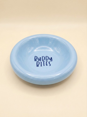 Cat Blue Bowl