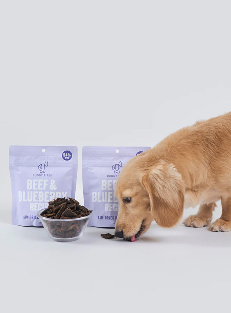 Beef & Blueberry Air Dried Dog Treats
