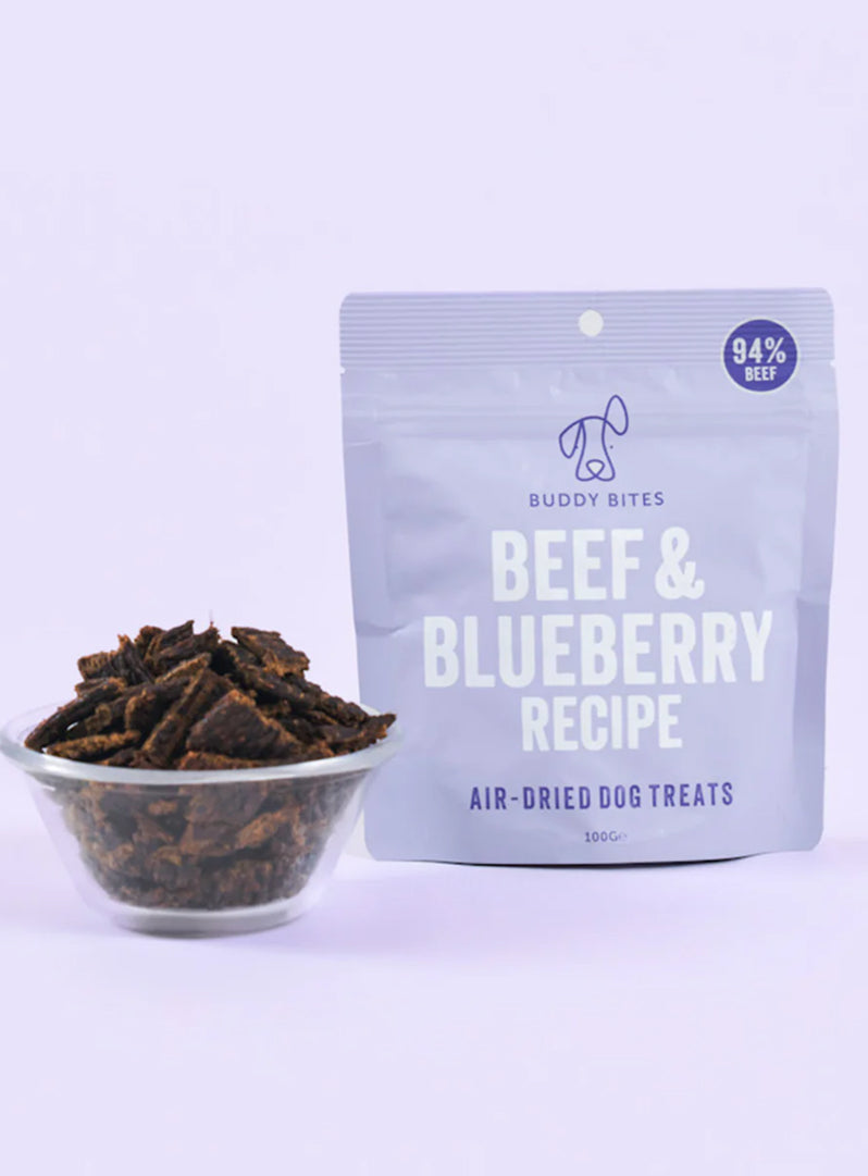 Beef & Blueberry Air Dried Dog Treats