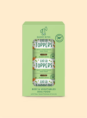 Fresh Dog Food Toppers (Beef & Vegetables)