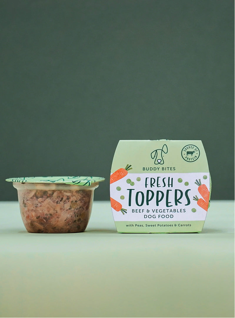 Fresh Dog Food Toppers (Beef & Vegetables)