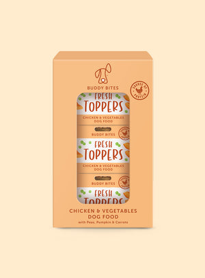 Fresh Dog Food Toppers (Chicken & Vegetables)