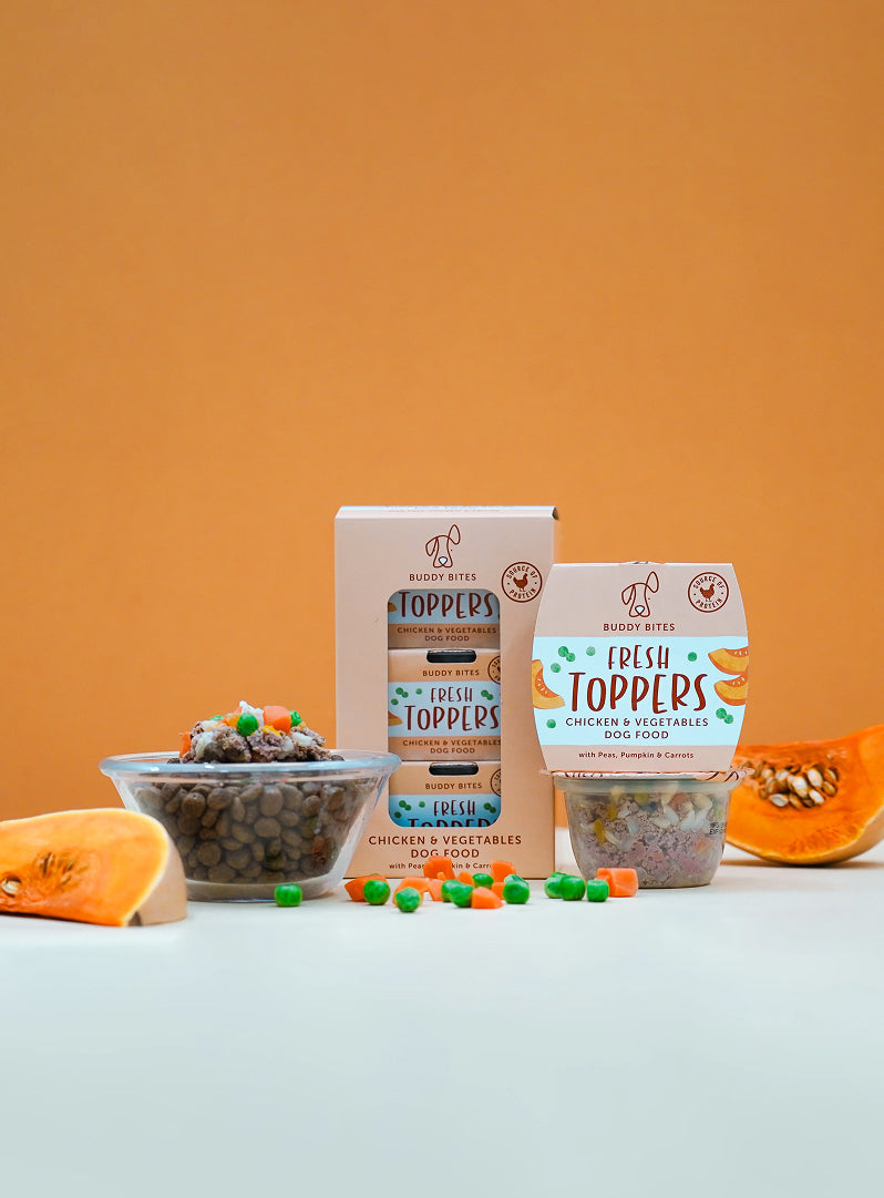 Fresh Dog Food Toppers (Chicken & Vegetables)