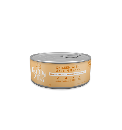 Cat Can - Chicken with Liver in Gravy 85g