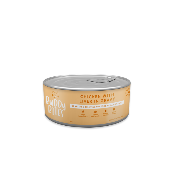 Cat Can - Chicken with Liver in Gravy 85g