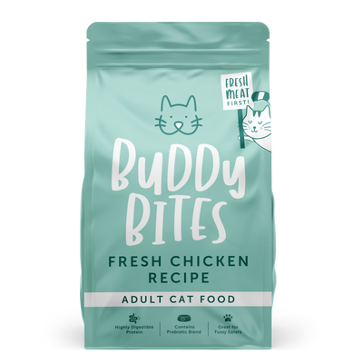 Buddy Bites Adult Chicken Dry Cat Food