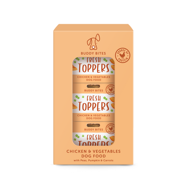 Fresh Dog Food Toppers (Chicken & Vegetables)