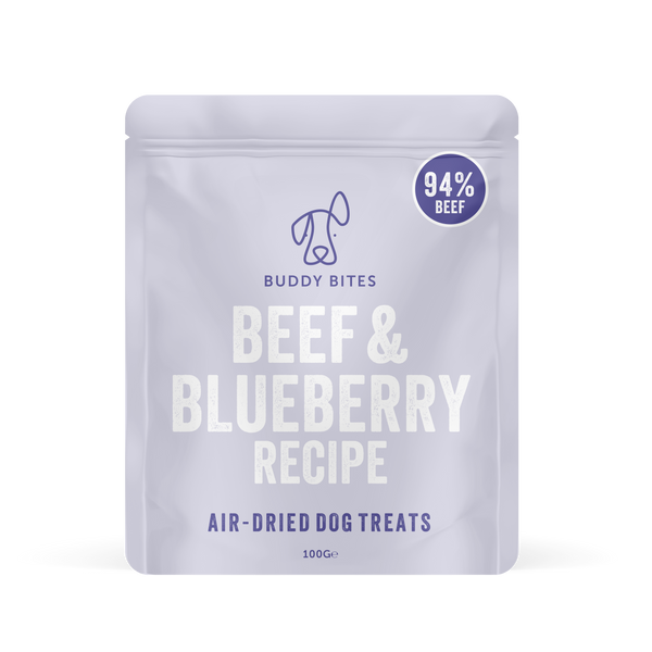 Beef & Blueberry Air Dried Dog Treats