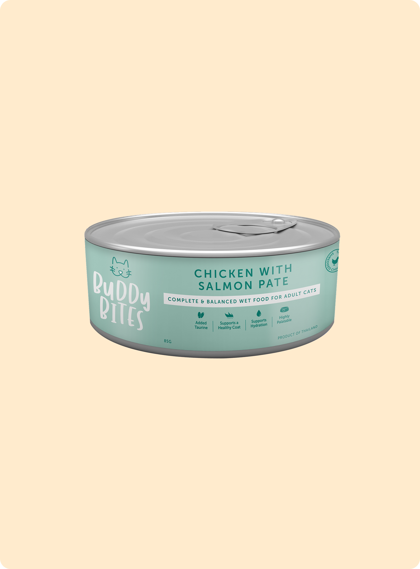 Cat Can - Chicken with Salmon Pate 85g